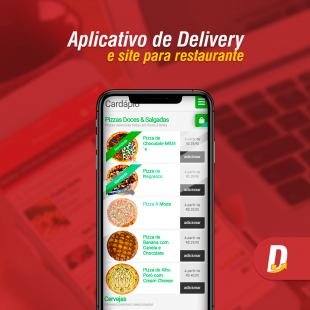 Site, aplicativo e sistema de Delivery para restaurantes